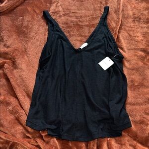NWT Black Free People Dani Tank